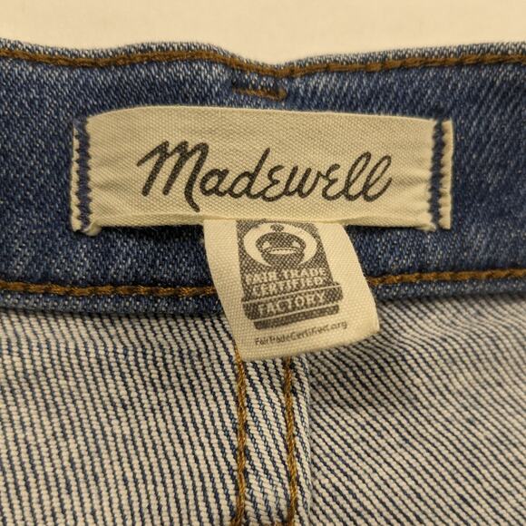Madewell Jeans Women's Size 24 Stovepipe Fair Trade Stretch Spring crop - Picture 6 of 16